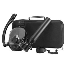 Scuba Tank, 0.5L Portable Scuba Diving Tank, Diving Oxygen Cylinder Supports 5-10 Minutes Underwater Breathing, 98.43 ft Diving Depth