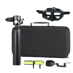 VEVOR 0.5L Scuba Tank 98.43 ft Diving Depth Lung Tank with Pump for Exploration