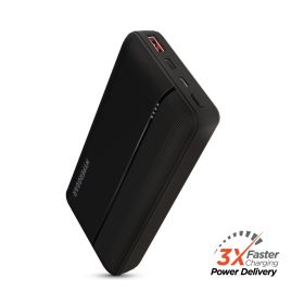 HyperGear 20000mAh 20W PD + USB Power Bank Black