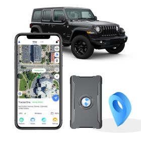 Anti-Theft Hidden GPS Tracker With Remote Control Real-Time Vehicle Tracker For Car, Truck, Motorcycle & Luggage, Subscription Required (Option: Black)